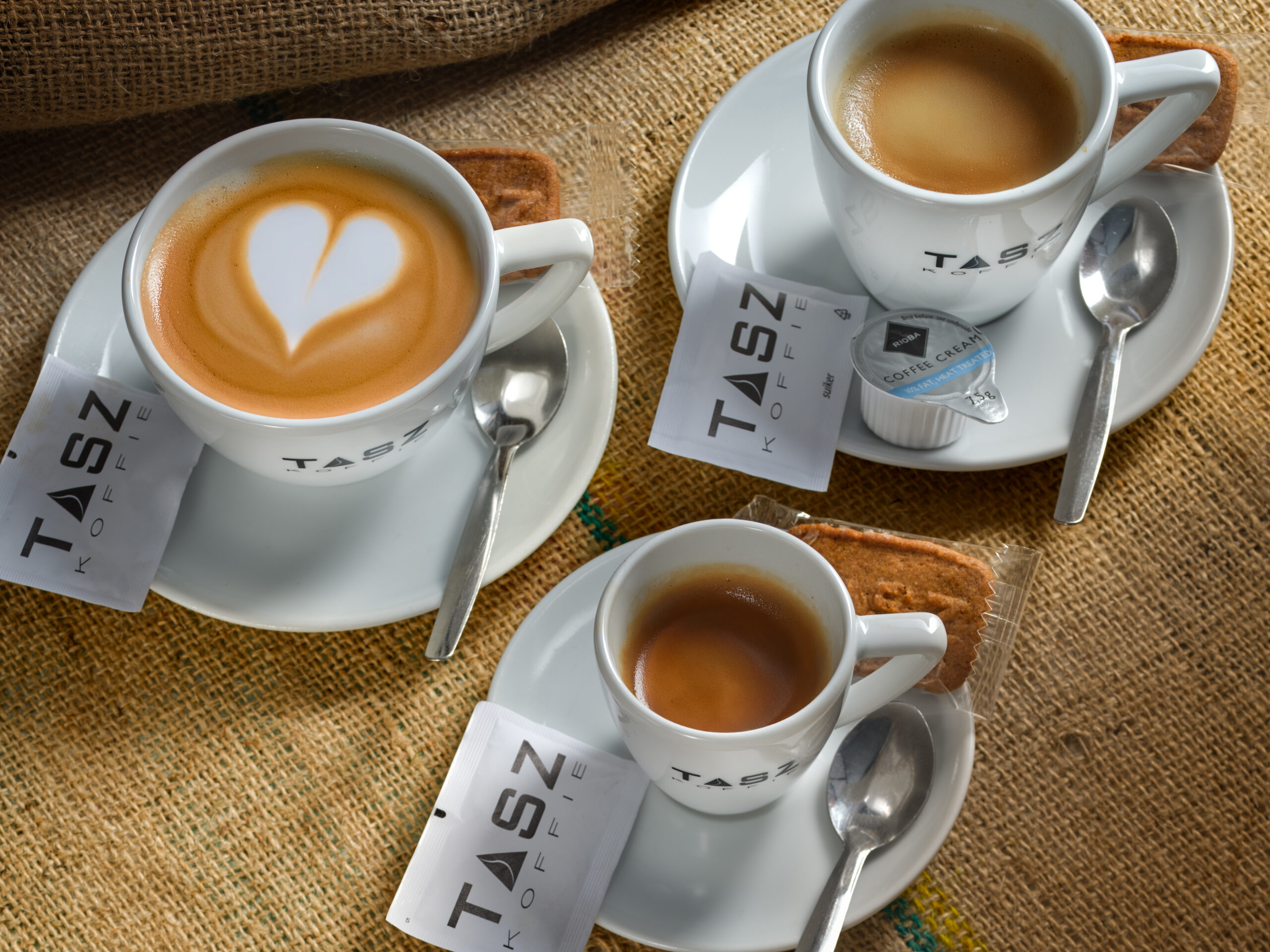 Tasz koffie - koffiebranderij Vaals - productfotografie